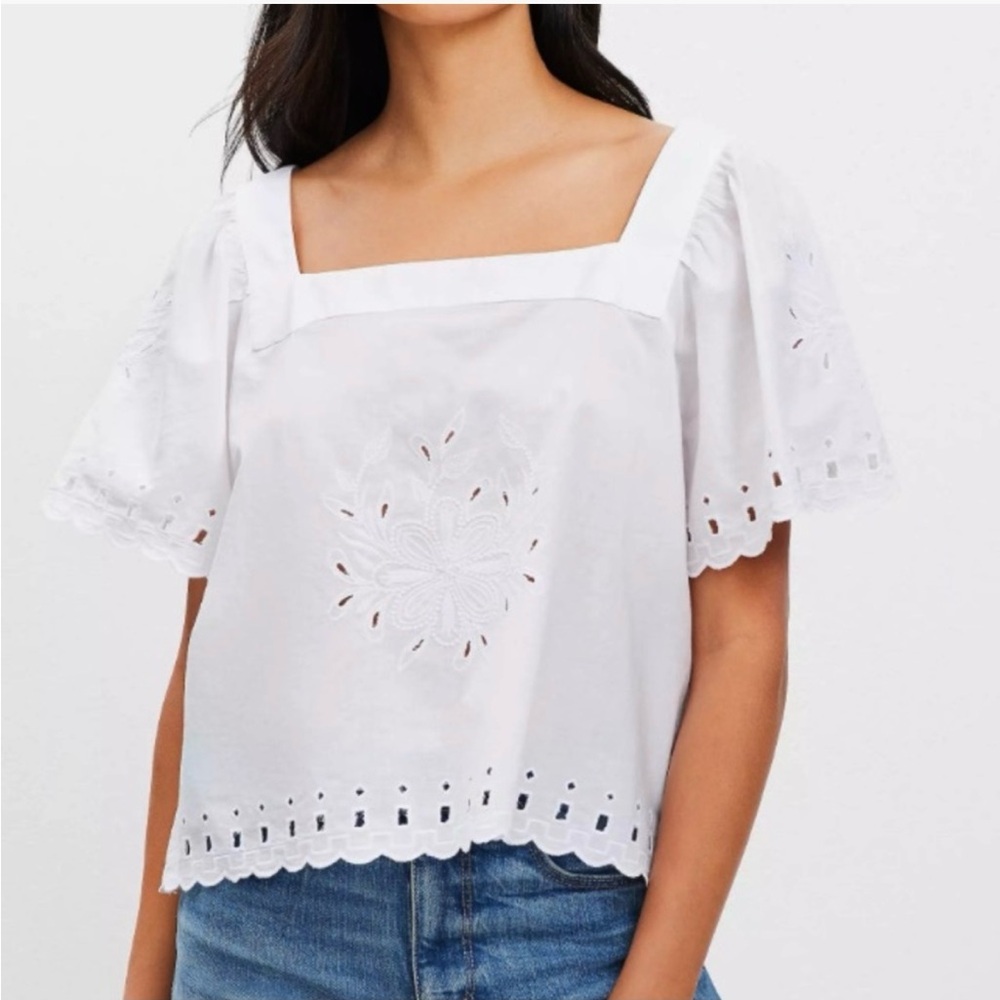 LOFT square neck top